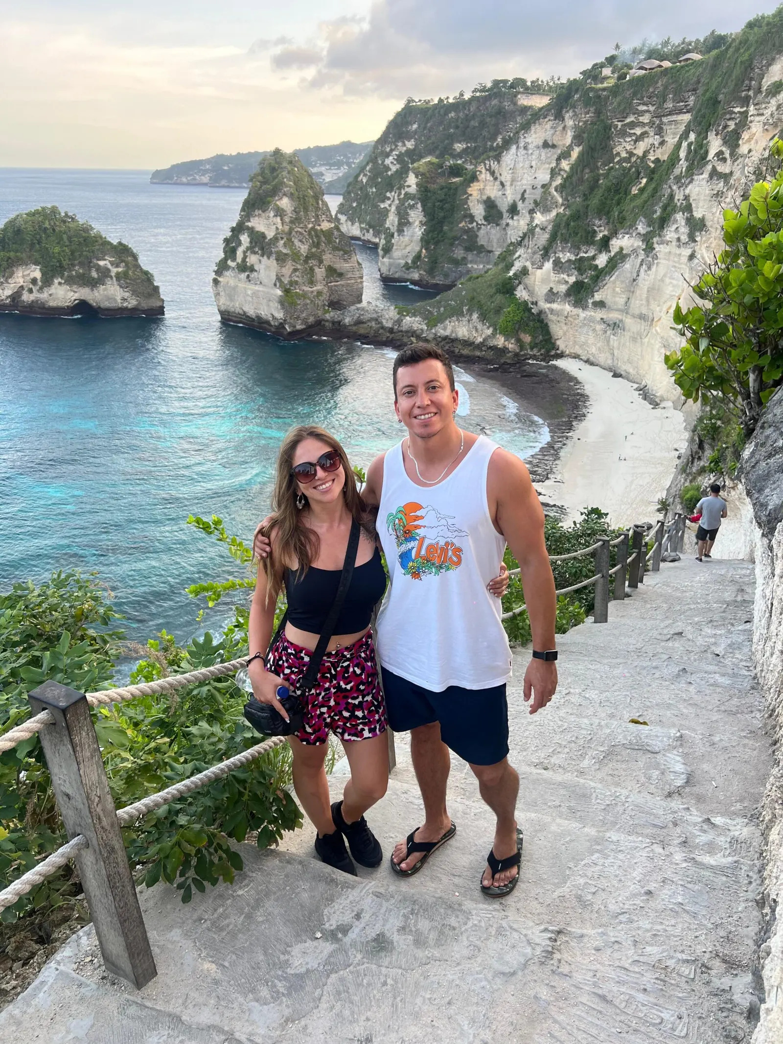 Andrea y Maximiliano en su viaje